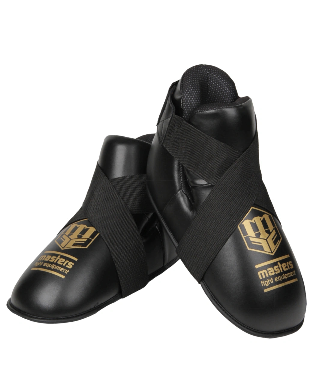 Coppia di calzari protettivi per Kick Boxing Masters neri omologati WAKO