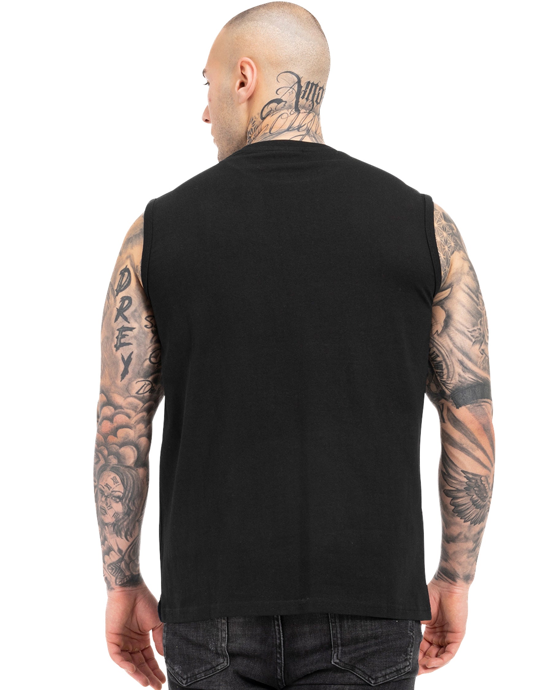 Tapout canotta Alemada nera posteriore sportivo