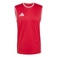 Canotta Wako Kick Light Adidas rossa vista frontale per competizione