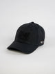 Vista frontale del cappellino Metal Boxe nero con logo 3D ricamato in rilievo