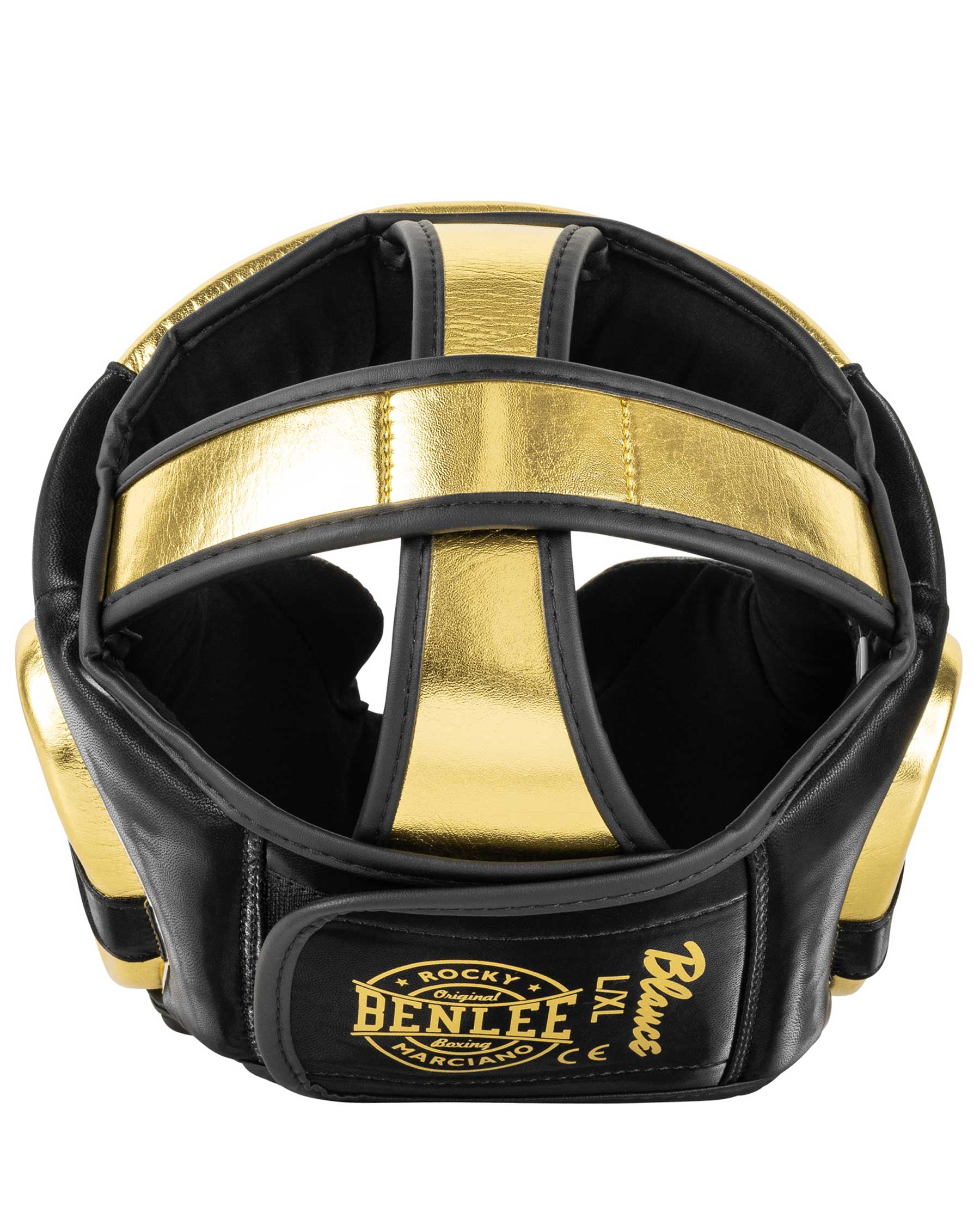 Casca de box BenLee Blance neagra/aurie cu detaliu de captuseala
