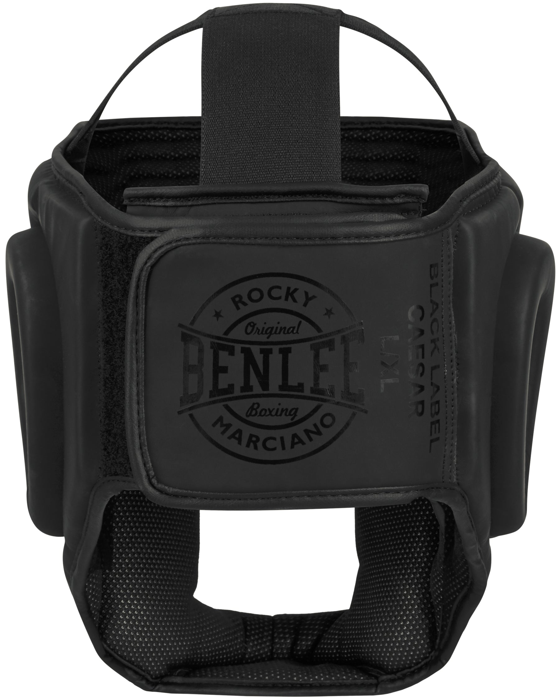 Capacete de boxe BenLee Black Label Caesar boxe traseiro preto