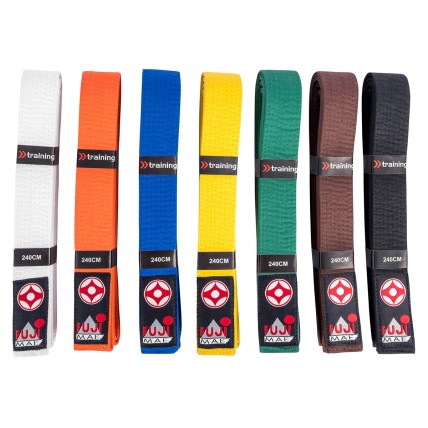 Cintura Kyokushin Fujimae professionale in cotone disponibile in varie misure e colori