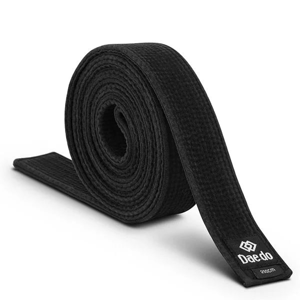 Cintura nera spessa da 5 cm professionale in cotone per arti marziali