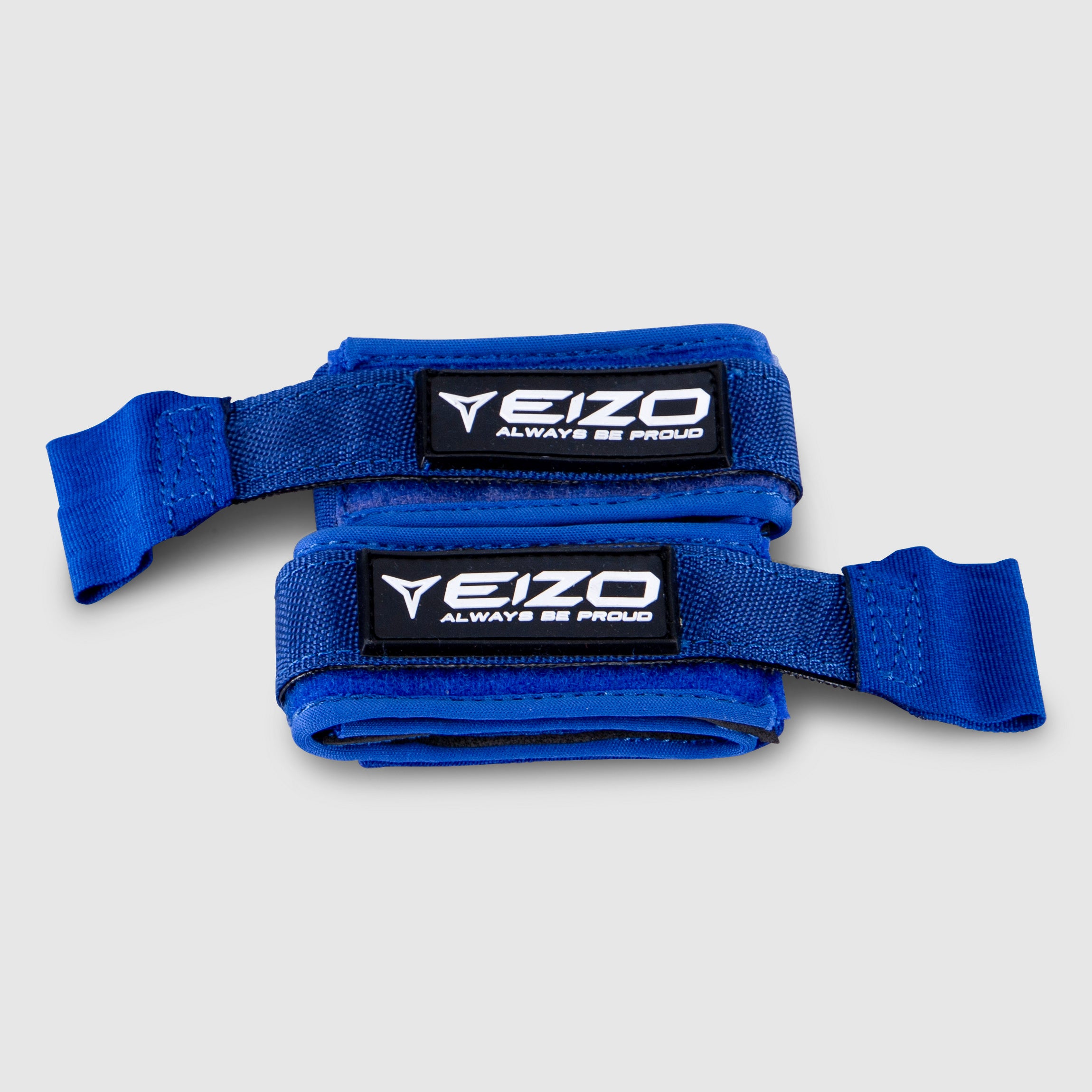 Coppia di convertitori Eizo Hook & Loop blu, ideali per personalizzare e velocizzare la calzata dei guanti