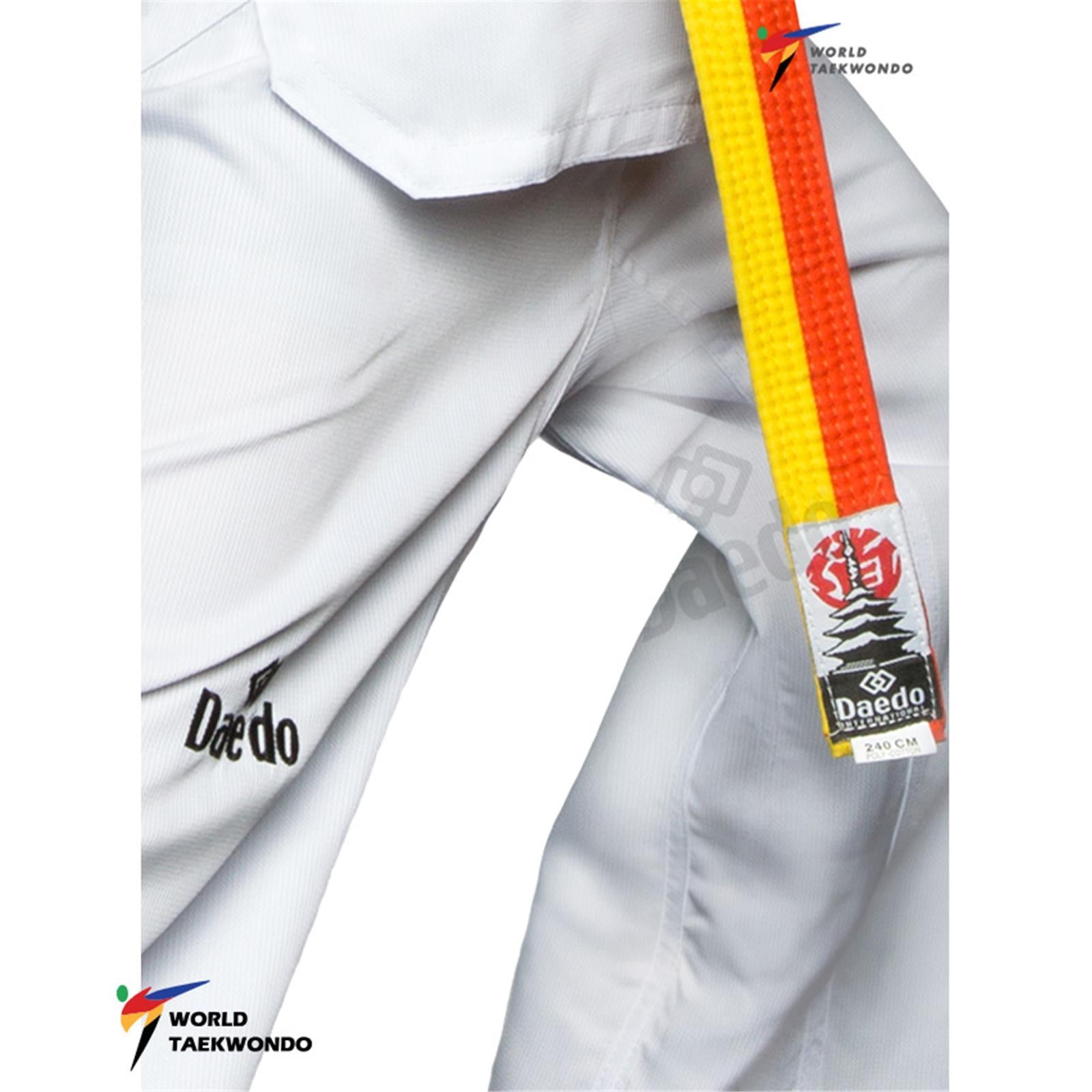 DOBOK Taekwondo con Stampa Schiena DAEDO WT