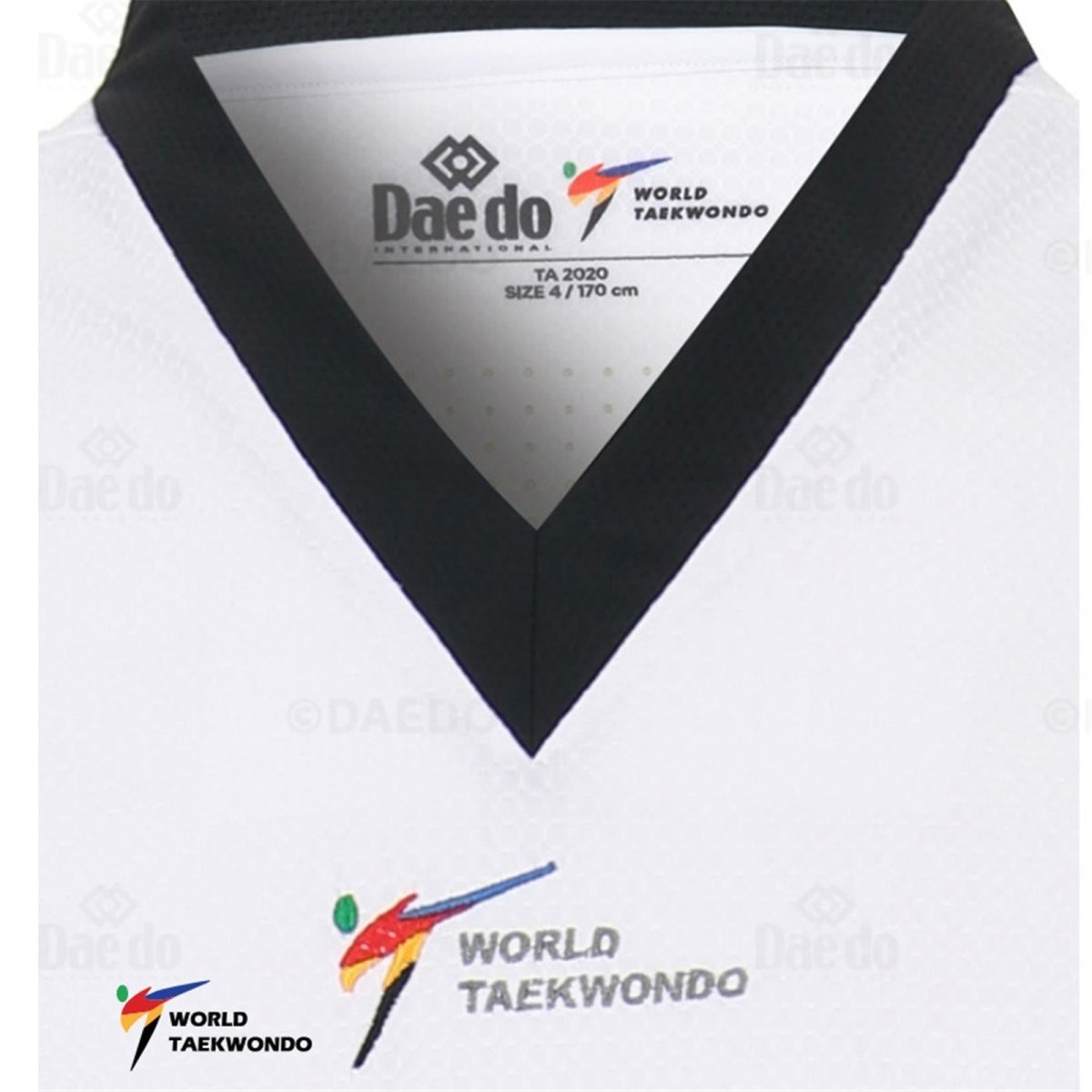 Dobok DAEDO Collo Nero Modello Olimpiadi - Fight Club Store