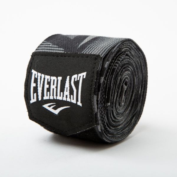 Faixas de mão de kickboxing pretas Everlast Spark