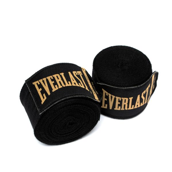 Everlast Elite Bandages pour les mains détail noir MMA