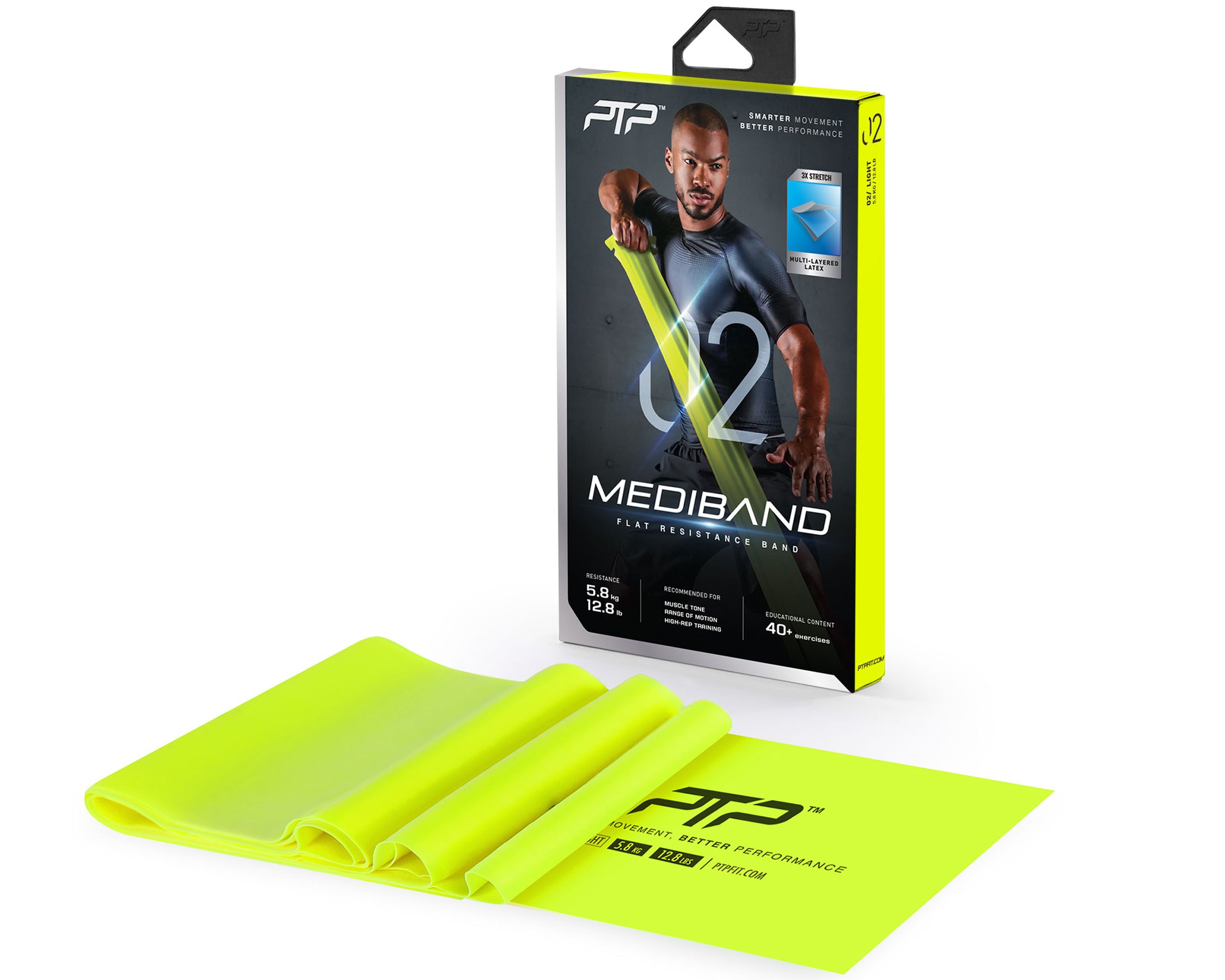 PTP Mediband Gummiband – Vorderansicht