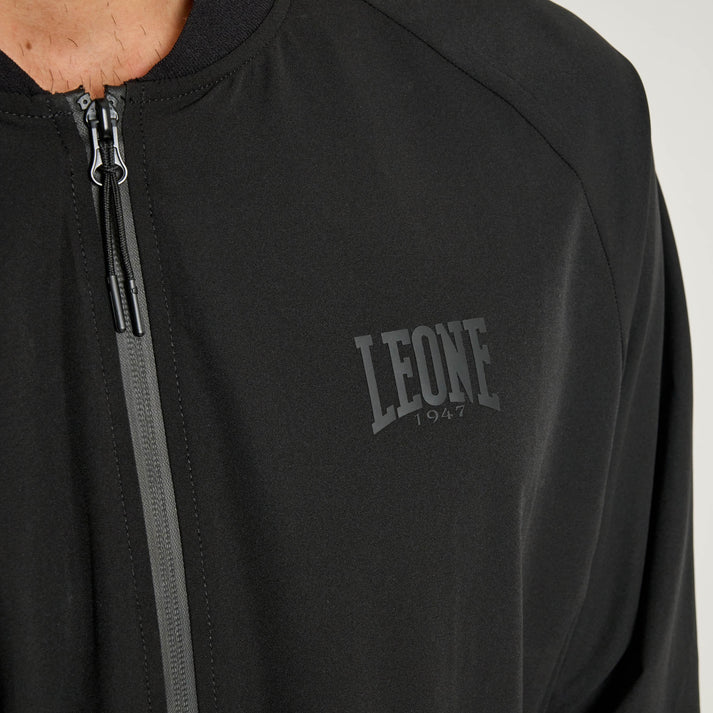 Felpa Leone Black Lion Lightweight Tecnica con Zip