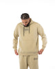 Vista frontale felpa con cappuccio Metal Boxe Desert Storm taglio oversize