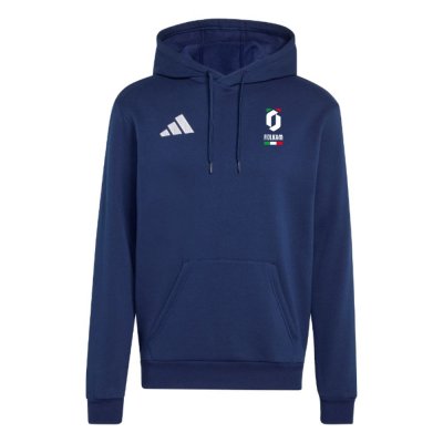 Adidas DNA FIJLKAM Hoodie em algodão marinho - vista frontal