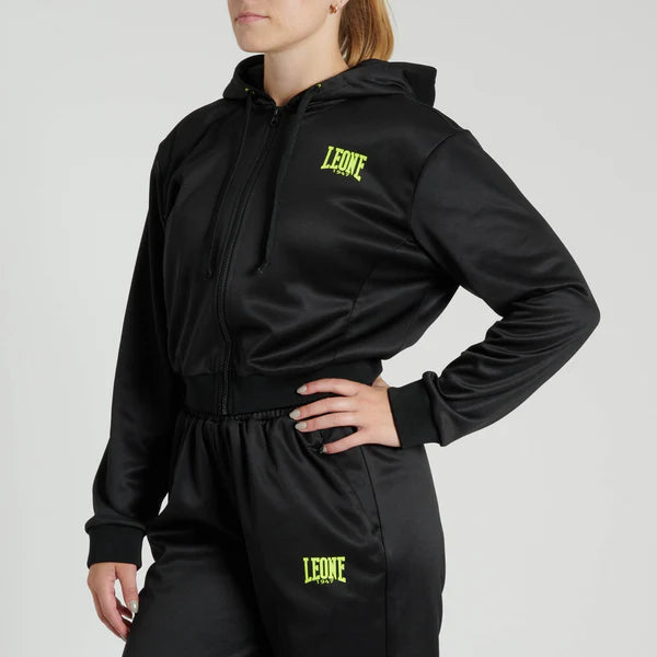 Felpa Donna Crop Leone WACS