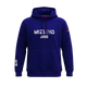 Felpa a tema Judo Mizuno Fuji blu con tasca a marsupio.
