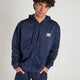 Felpa sportiva Leone 1947 linea DNA con cappuccio colore blu