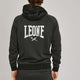 Felpa Leone Melange con Cappuccio e Zip