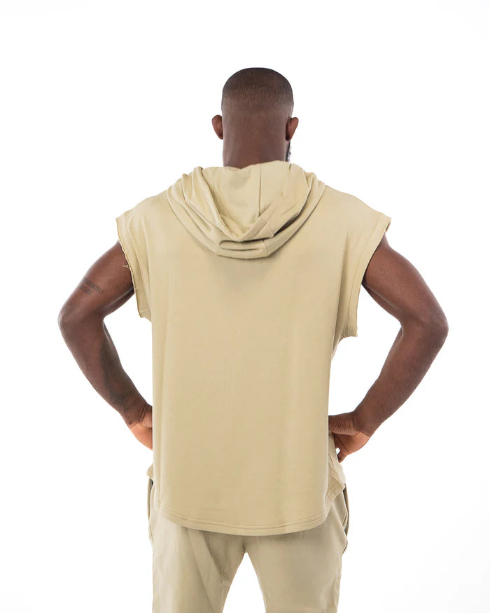 Felpa Smanicata con Cappuccio Metal Boxe – Loose Fit