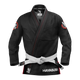 BJJ Hayabusa Gi Ceket siyah Önden Görünüm - Dövüş Kulübü Mağazası
