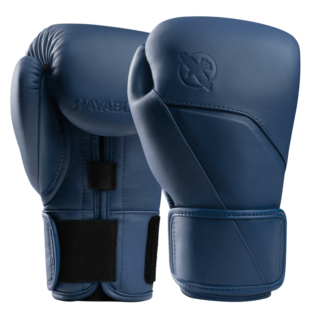 Pereche de mănuși de box Hayabusa E1 din piele albastru amurg, protecție totală pentru geantă și perforatori