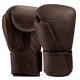 Coppia di guanti da boxe Hayabusa T360 marrone scuro, stile classico in pelle vintage pieno fiore