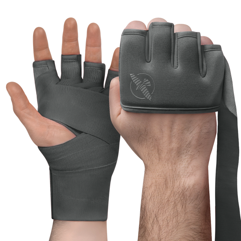 Faixas de luva Hayabusa Knuckle Guard com detalhe de proteção de junta