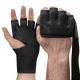 Faixas de luva Hayabusa Knuckle Guard com detalhe de proteção de junta