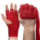 Hayabusa Knuckle Guard Underglove Bands Preto Frente Boxe