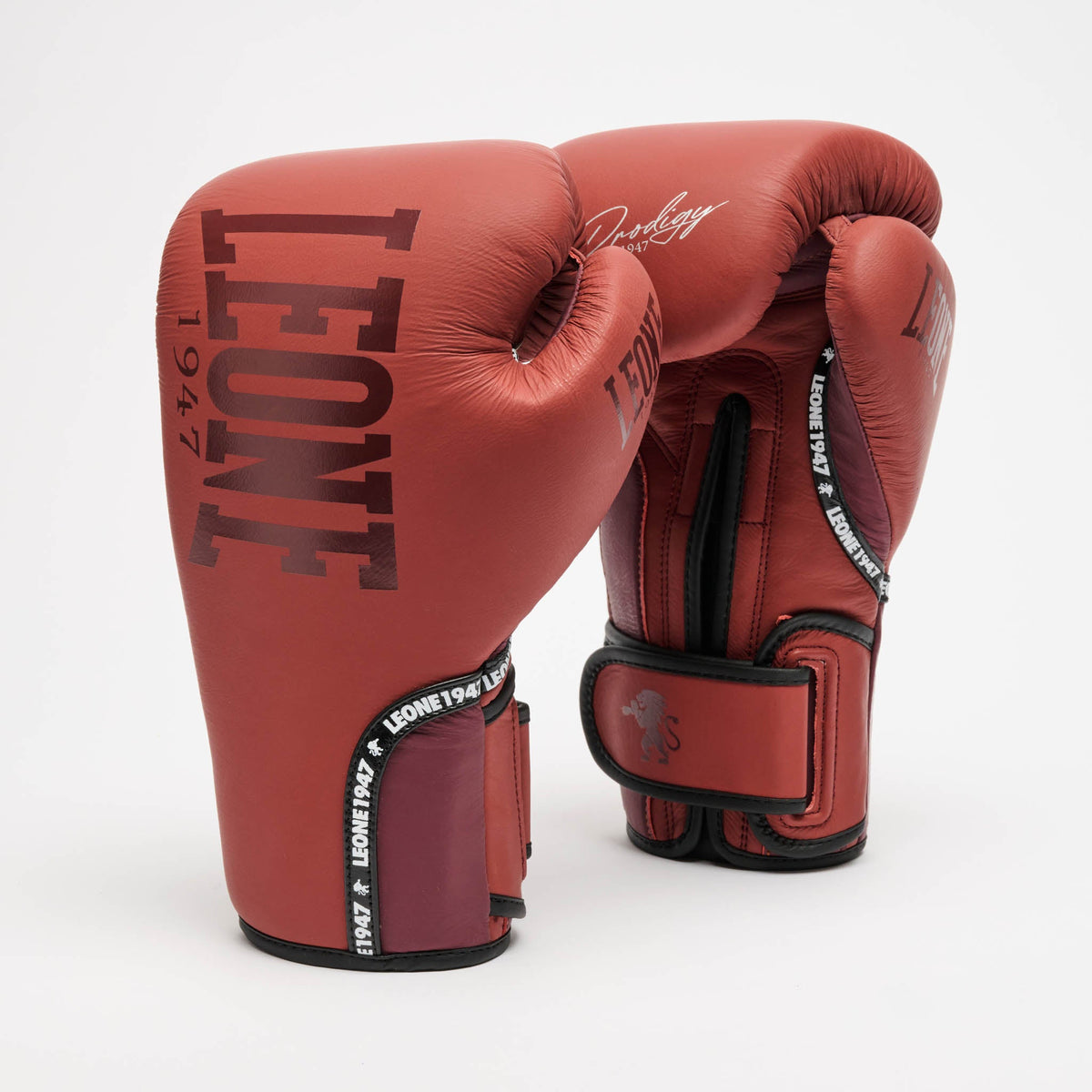 Prodigy Red Boxing Gloves - front view