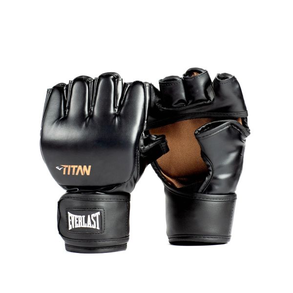 Guanti da MMA Everlast Titan nero frontale MMA