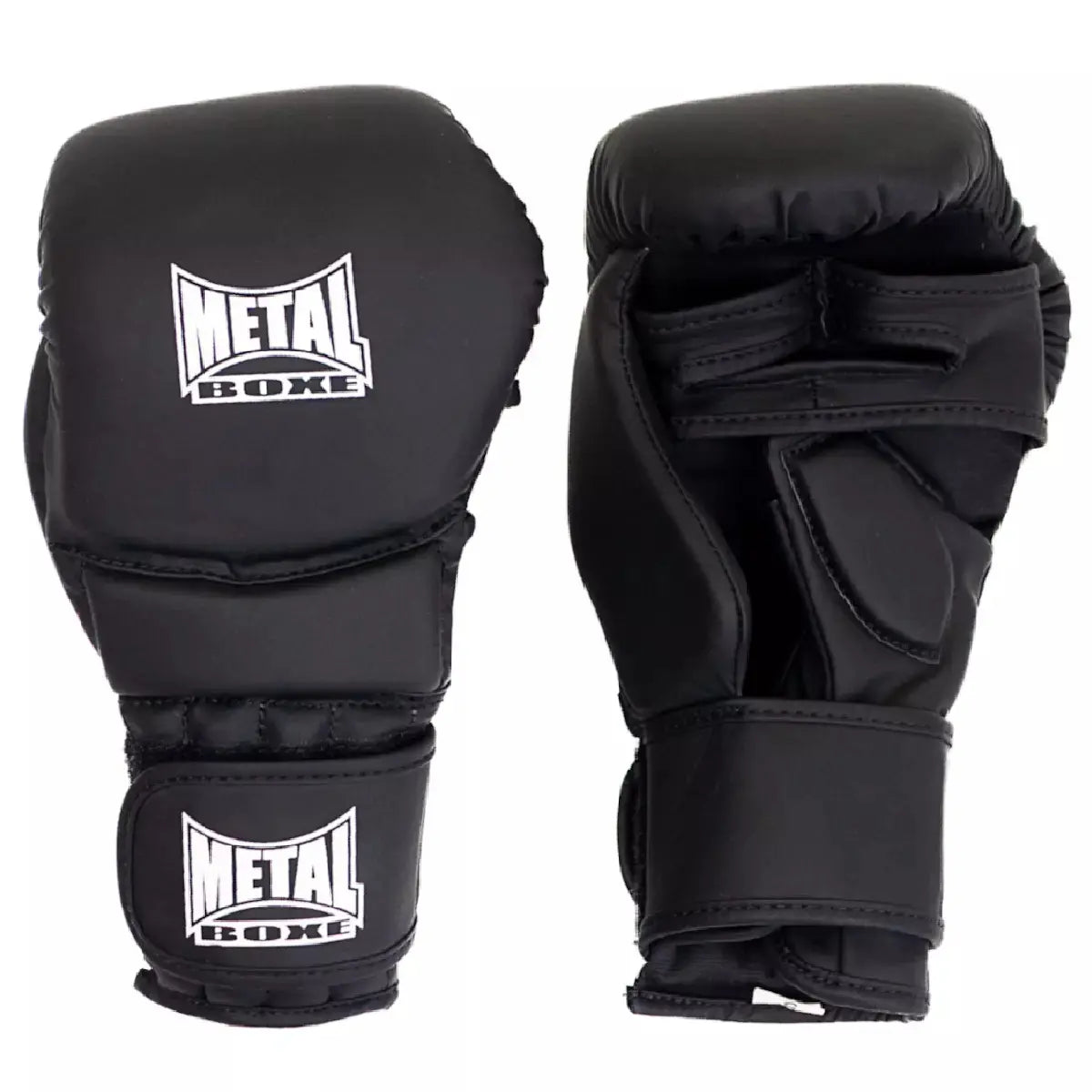 Mănuși de box metalice MMA hibride - vedere frontală