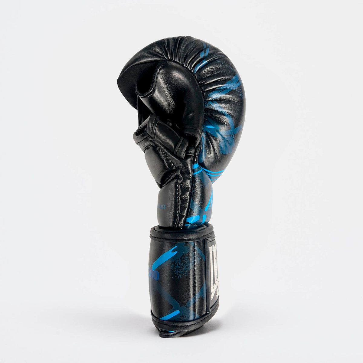 Modré rukavice MMA Cage - detailní pohled 2