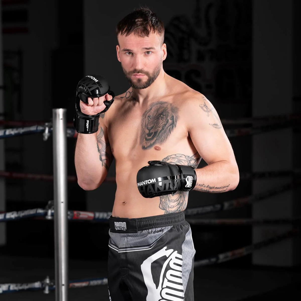 Guantes de artes marciales mixtas camuflaje Leone