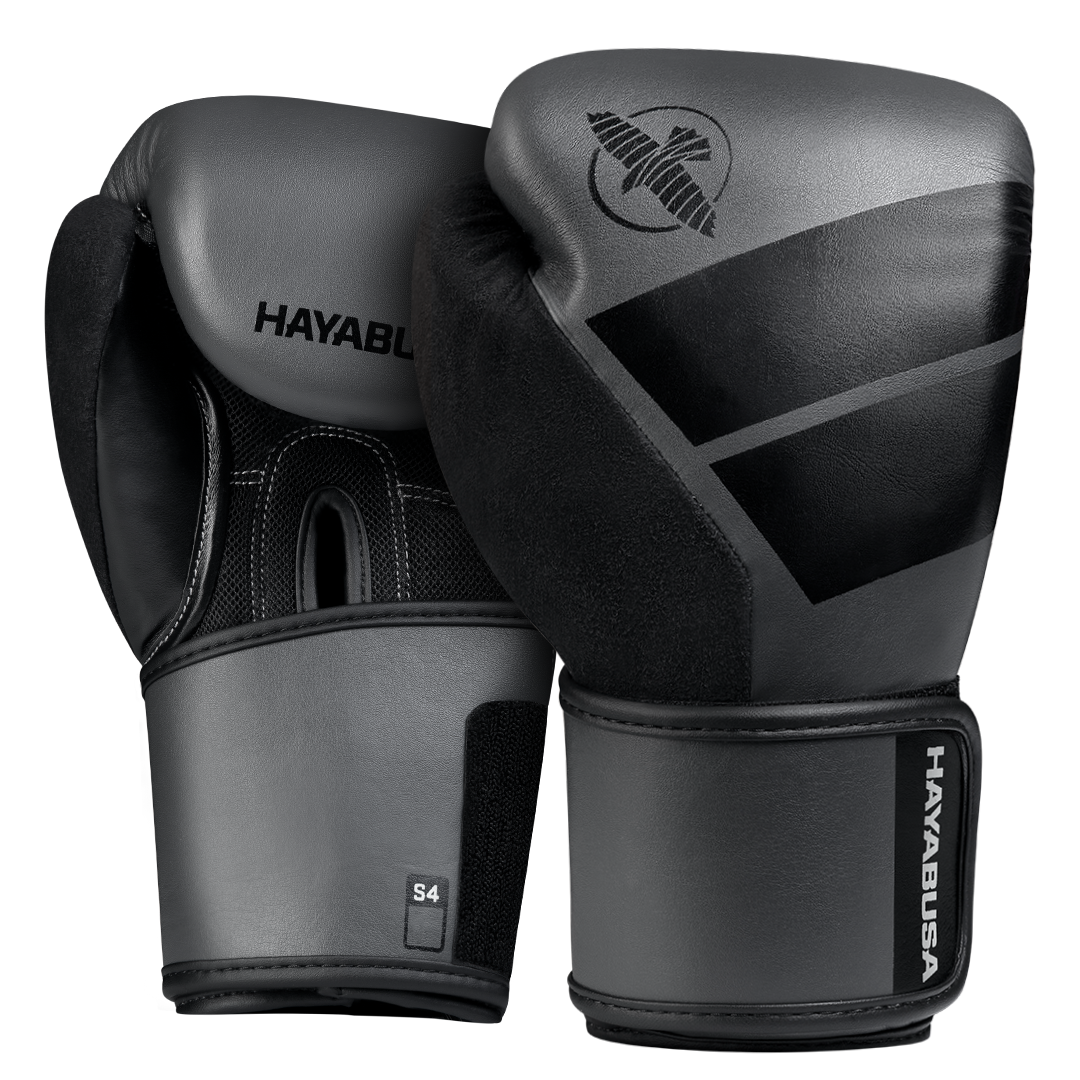 Set di guantoni da boxe Hayabusa S4 per bambini color grigio antracite