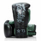 Guantoni FXB Fairtex in pelle bicolore Nero e Verde fluo
