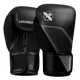 Coppia di guantoni da boxe Hayabusa E1 neri classici con logo grigio