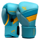 Guantoni azzurri con dettagli giallo neon Hayabusa T3.