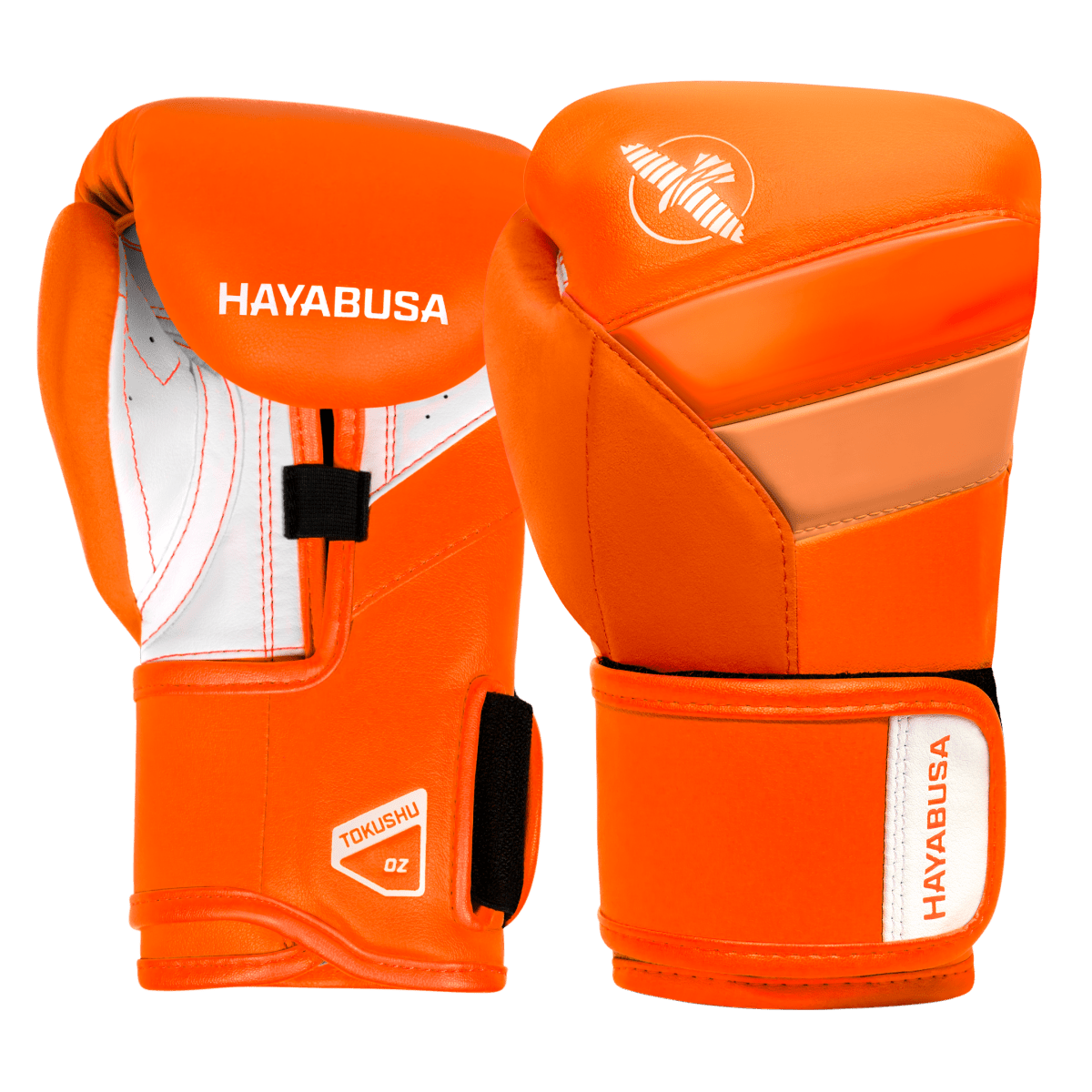 Gants de boxe Hayabusa T3 orange fluo pour jeunes champions