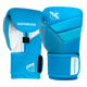 Paio di guantoni azzurro neon Hayabusa T3 per allenamento boxe bambini