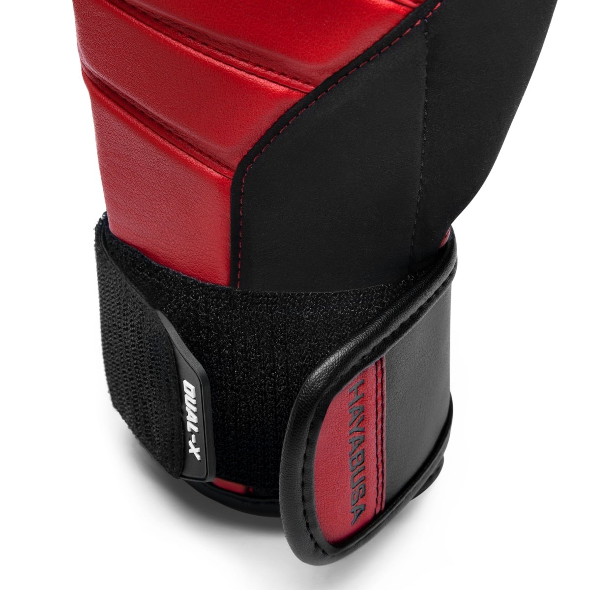 Système de déchirure ouvert des gants Hayabusa T3 rouges et noirs