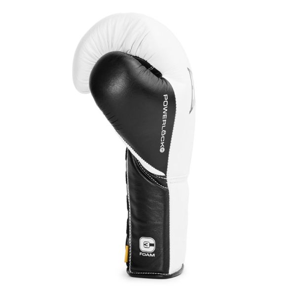 Luvas de couro Everlast Powerlock Pro OG com atacadores - visualização de detalhes-3