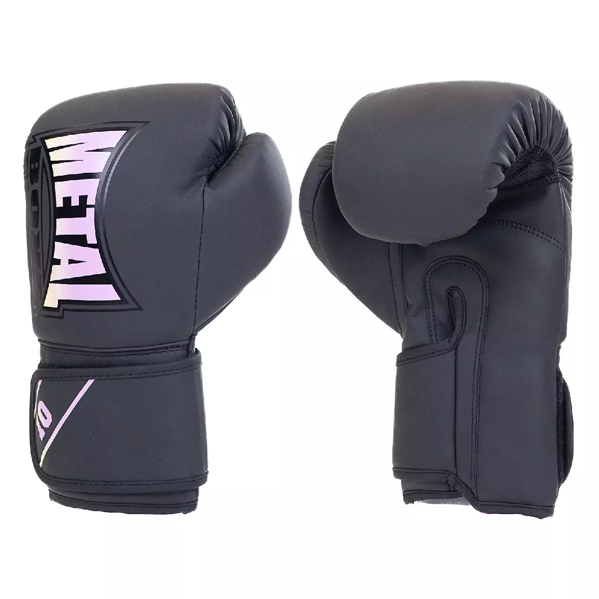 Guantes de boxeo de metal para principiantes - vista trasera