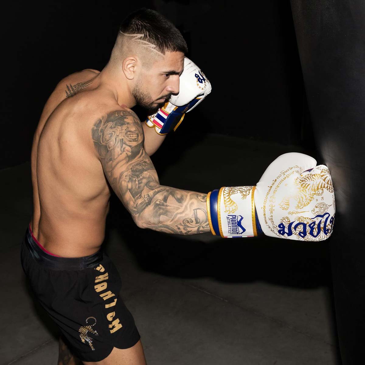 Guantoni da Boxe Muay Thai Phantom - vista posteriore