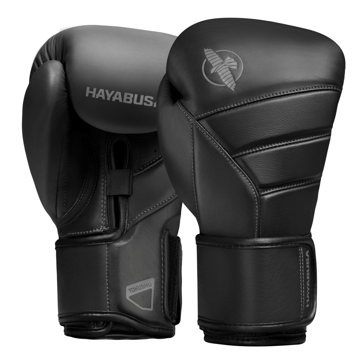 Pereche de mănuși de box Hayabusa T3 Kanpeki neagră din piele integrală