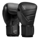 Coppia di guantoni da boxe Hayabusa T3 Kanpeki neri in pelle pieno fiore