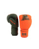 Coppia di guantoni Metal Boxe Ergo 90 bicolore verde e arancione, imbottitura tecnica iniettata.
