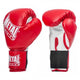 Vista frontale guantoni Metal Boxe Prima Boxe rosso per boxe educativa