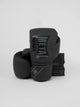 Vista frontale guantoni Metal Boxe Starter nero e grigio, design moderno bicolor