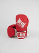 Vista frontale guantoni Metal Boxe MB200 rosso, assorbimento urti superiore