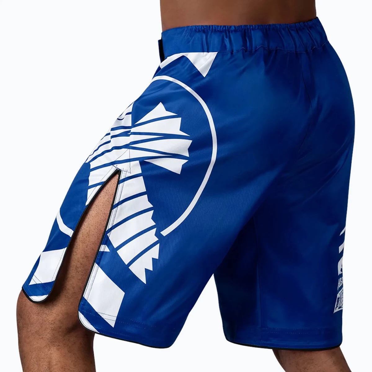 Blå Hayabusa Icon boardshort med elastiska inlägg.